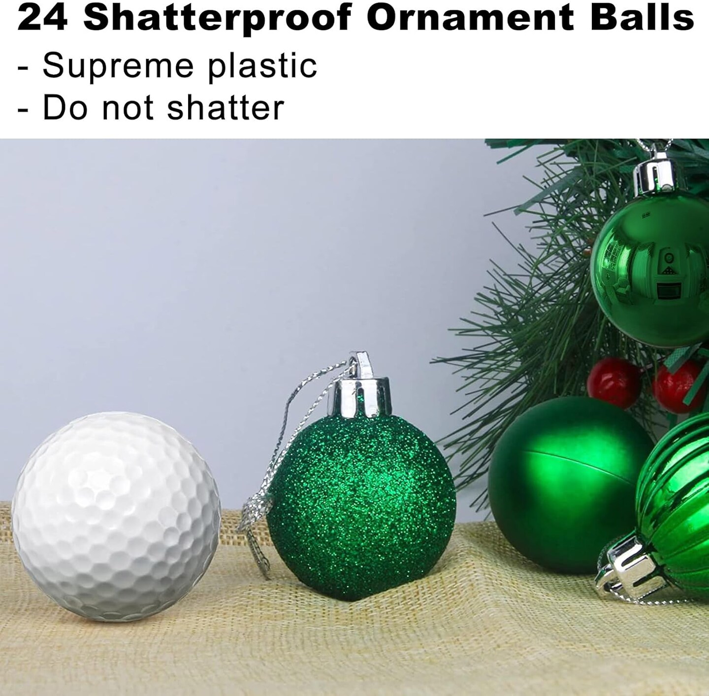 Emerald Green 1.6&#x22; Small Christmas Balls