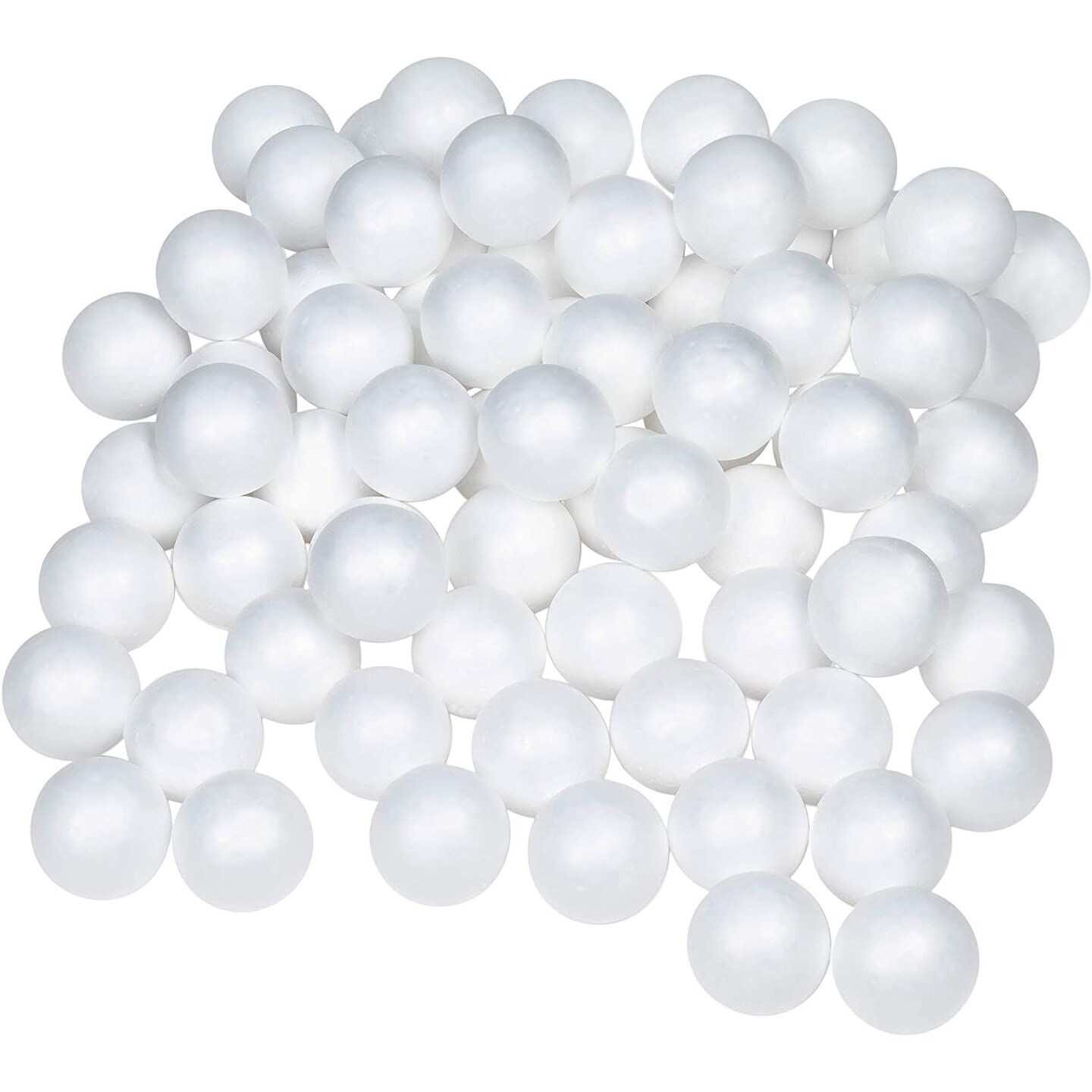 75-Pack Bulk Foam Balls for Crafts for DIY Arts and Supplies, 2 Inch, Small