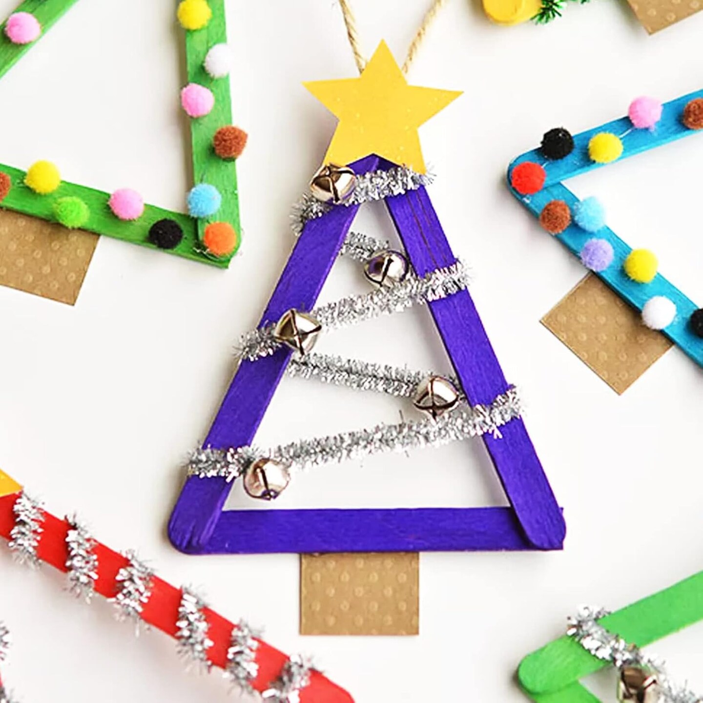 60 Colored Jumbo Wooden Craft Sticks – 6” Rainbow Popsicle & Lollipop Sticks for DIY & Art Projects