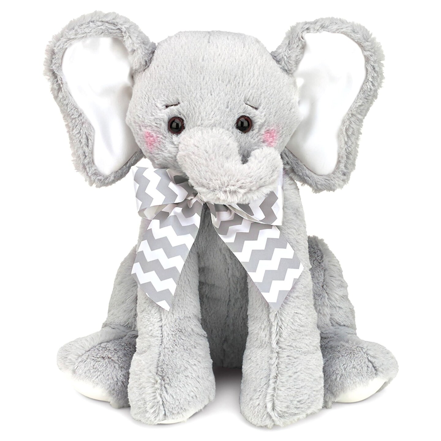 Bearington Baby Lil&#x27; Spout Lullaby Animated Musical Plush Stuffed Animal Gray Elephant 13&#x22;