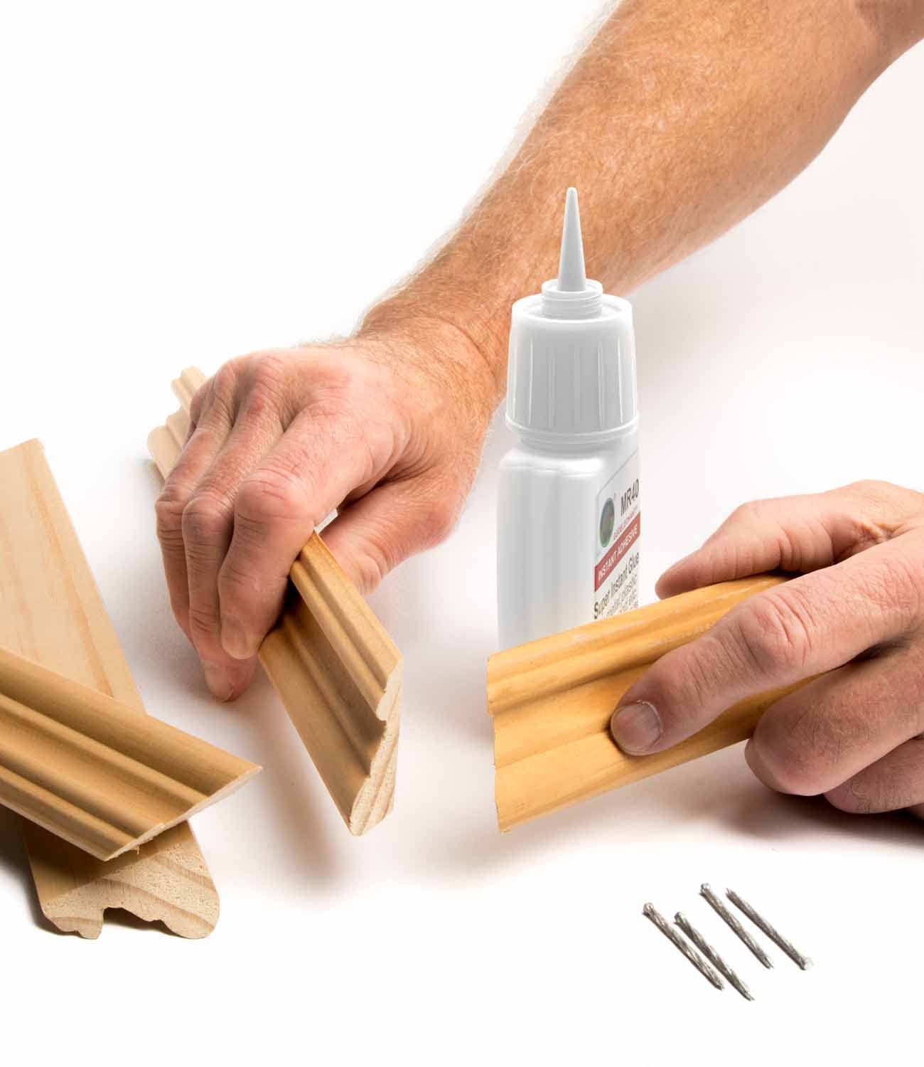 Wood Glue, Wood Adhesive, Instantly Strong Adhesive for bonding Wood, Instant Super Glue for Wood, Oak, Wooden Furniture, Wood Working, Wooden Product, Wooden Crafts, Wood Floor, Wood Edge