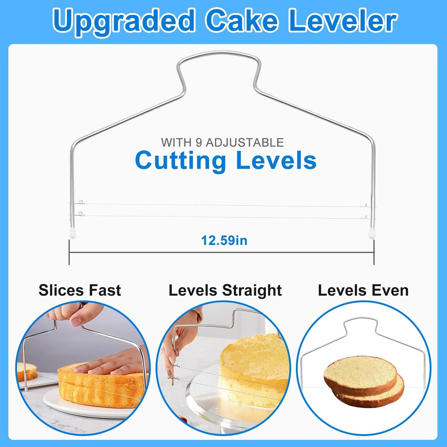 112Pcs Cake Decorating Supplies Kit, Included Cake Turntable, Cake Leveler, 54 Numbered Icing Piping Tips, 2 Spatulas, 3 Scraper, 30+2 Piping Bags, Mother&#x27;s Day Gift Ideas