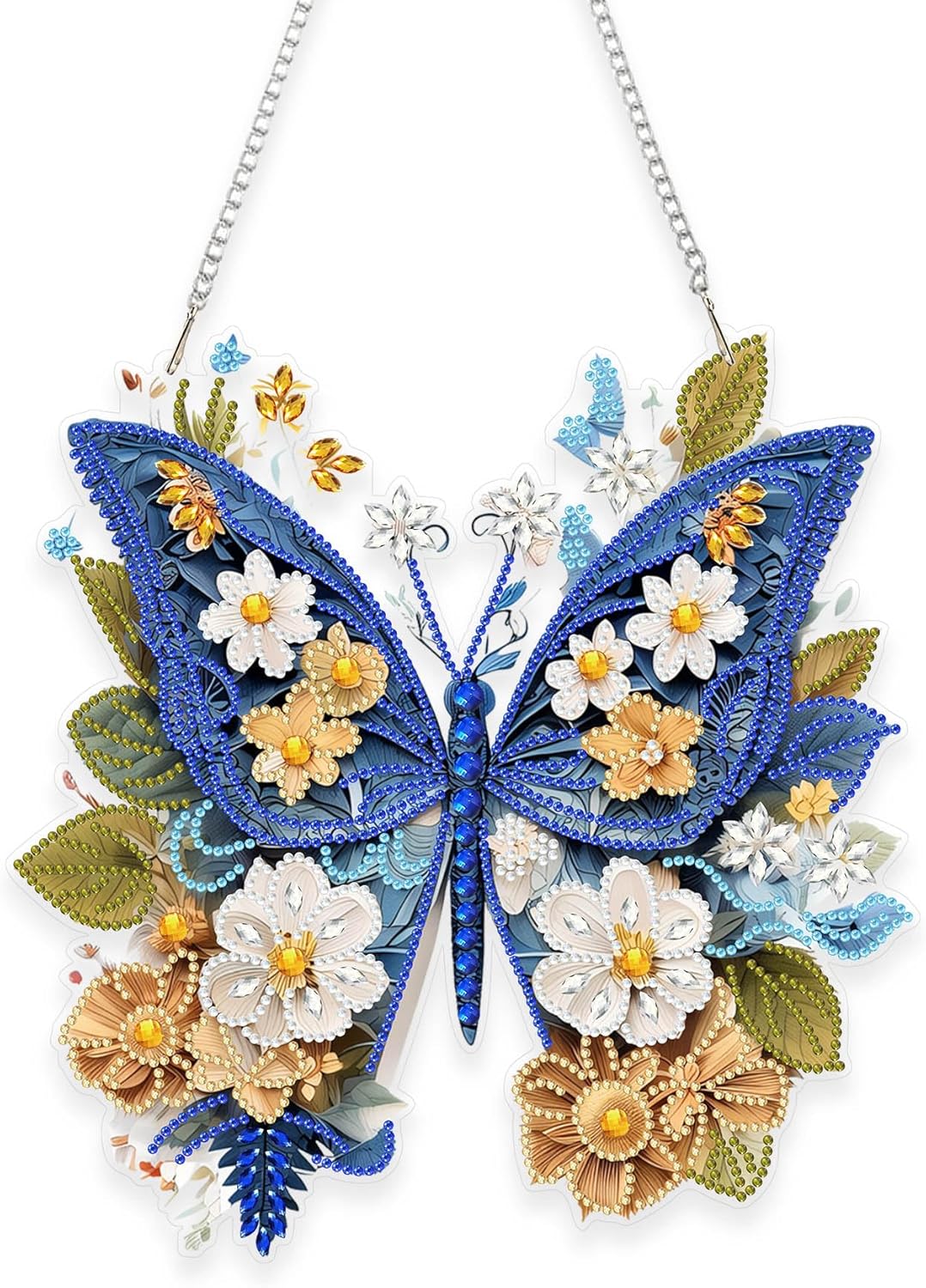 ZORETCO DIY Diamond Painting Kit – Hanging Bird Pendant, 5D Crystal Art For Adults, Suncatcher Craft