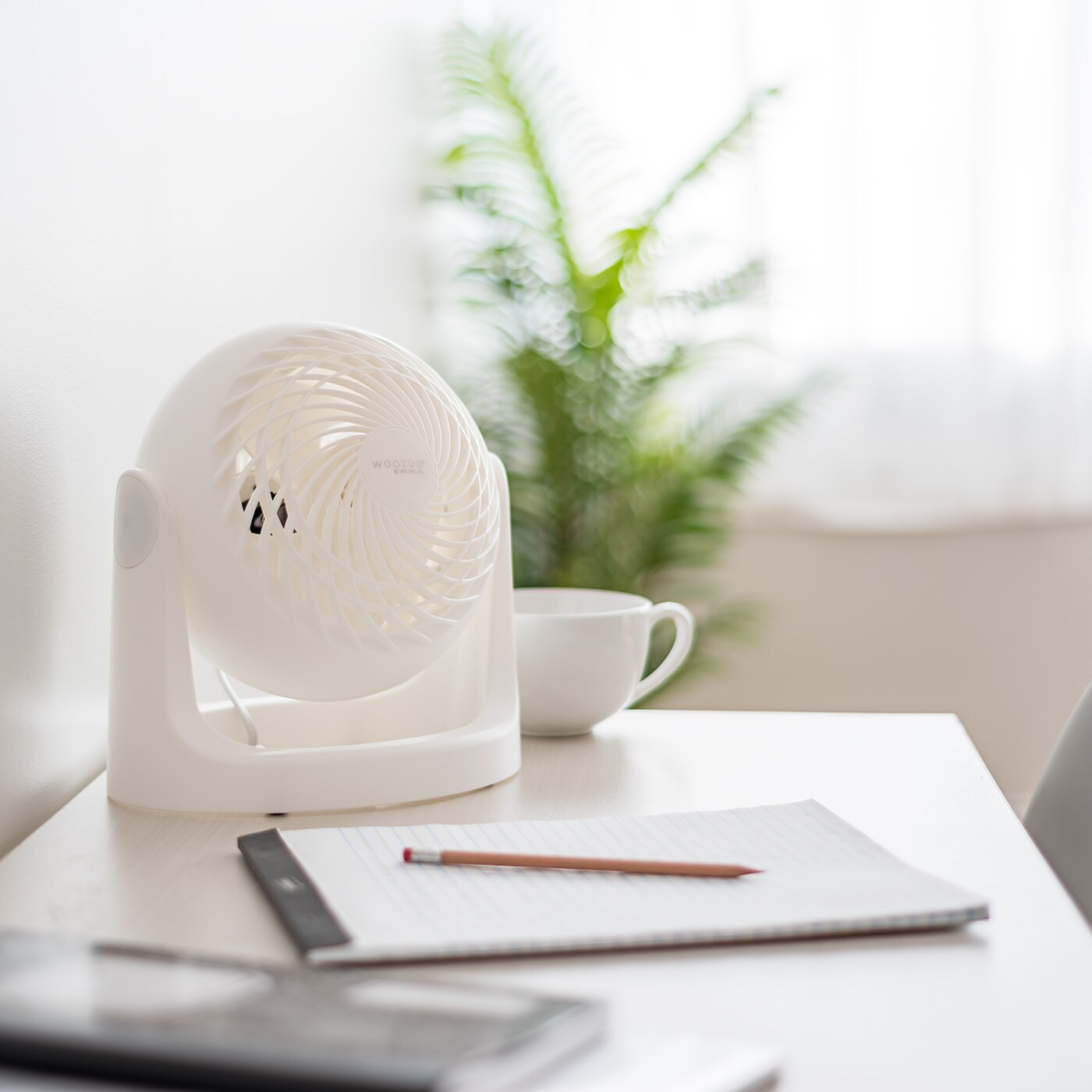 IRIS WOOZOO Circulator Fan, 5.5&#x22; Blade, White