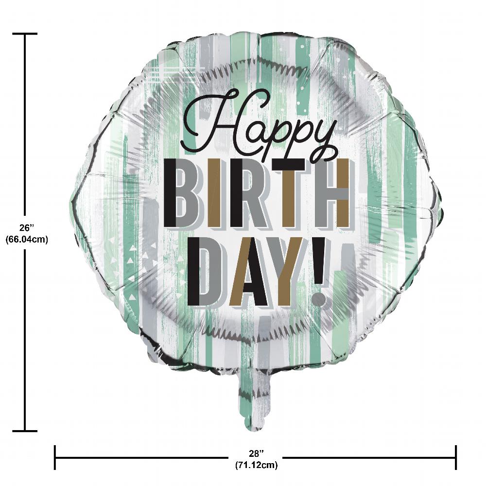 10 pc Bulk Minted Milestone Metallic Balloon Shaped