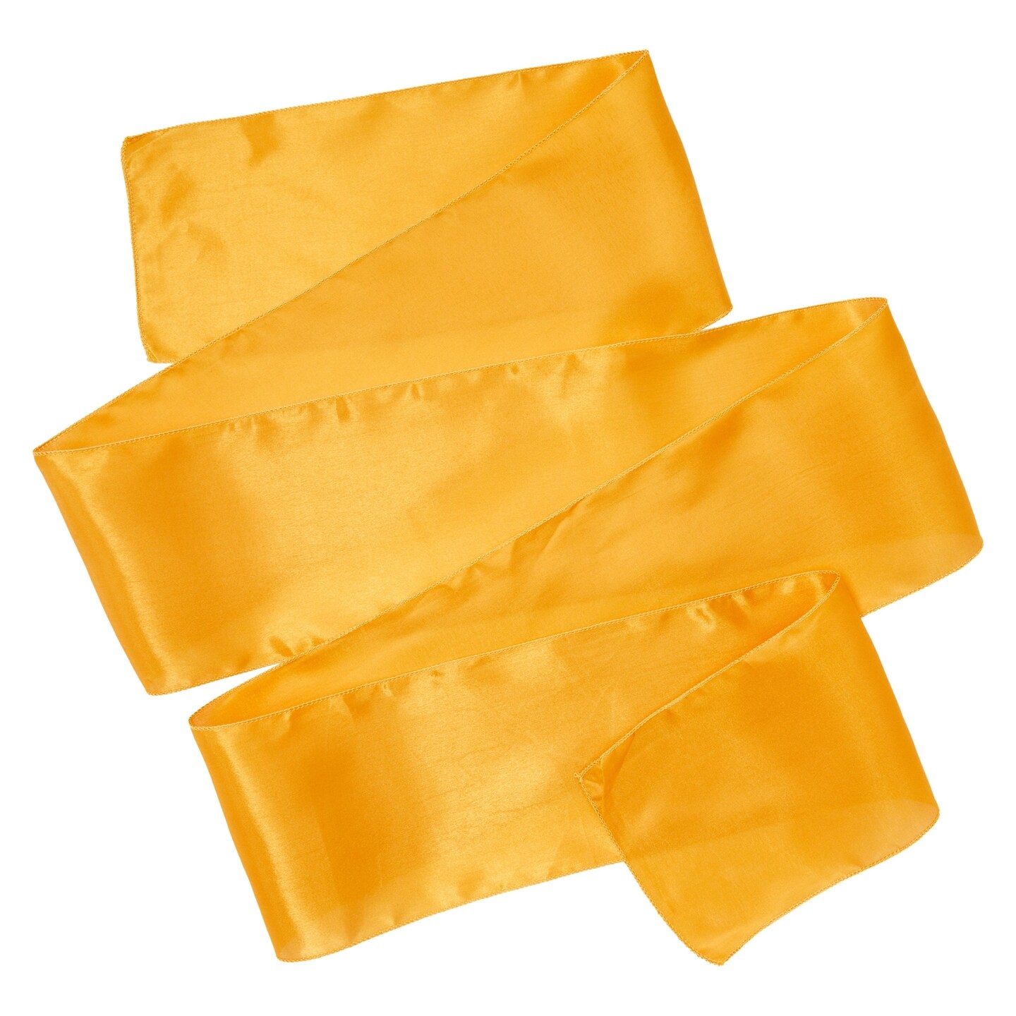 12 Pack Gold Chair Sashes for Wedding Reception, Baby Shower, Birthday Party (7 x 108 In)