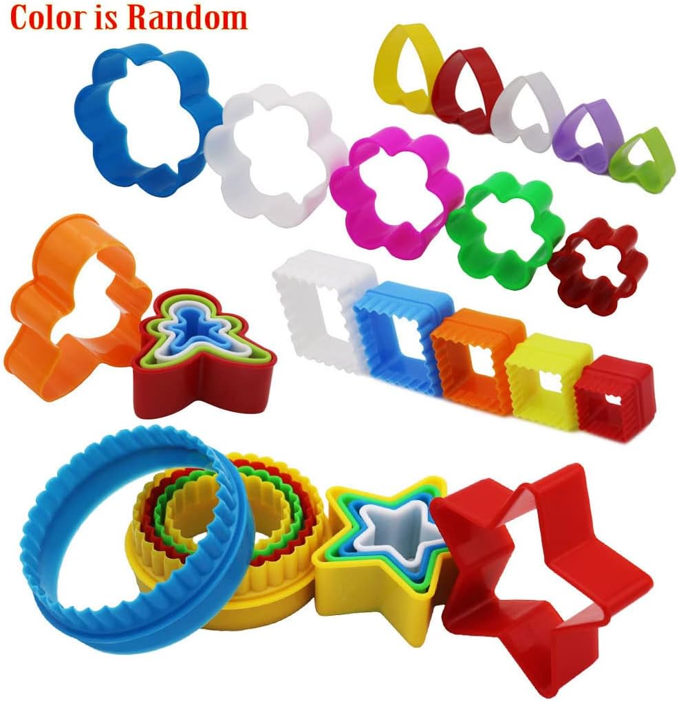 Cookie Cutter Set Multi Shape Molds for Sandwich & Baking 32 Pieces