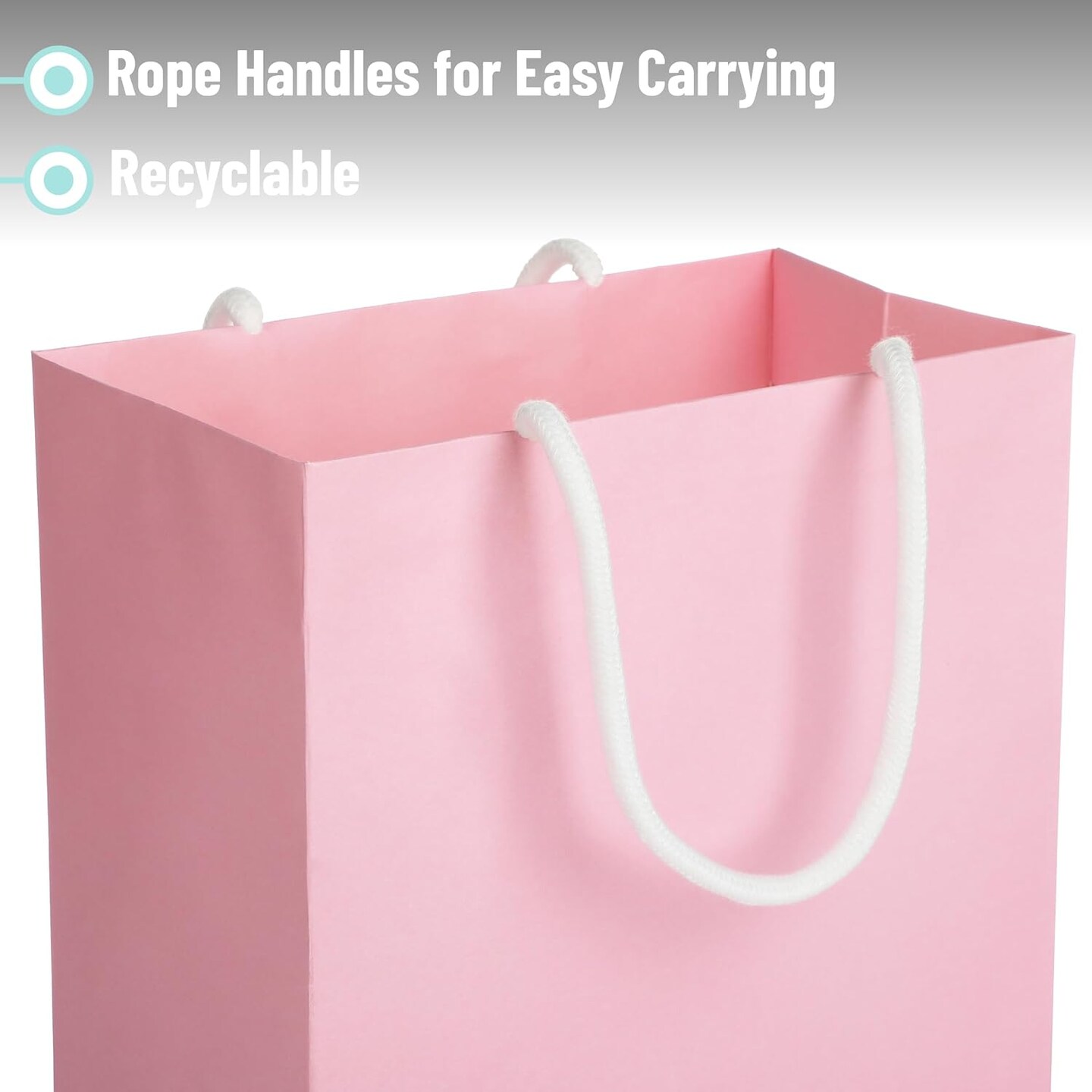 Pastel Gift Bags Assorted Sizes – 8 PCS Small, Medium & Large Paper Gift Bags with Handles, Reusable Gift Bags for Easter, Christmas & Special Occasions