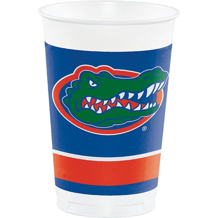 96 pc Bulk University of Florida 20 oz Plastic Cups
