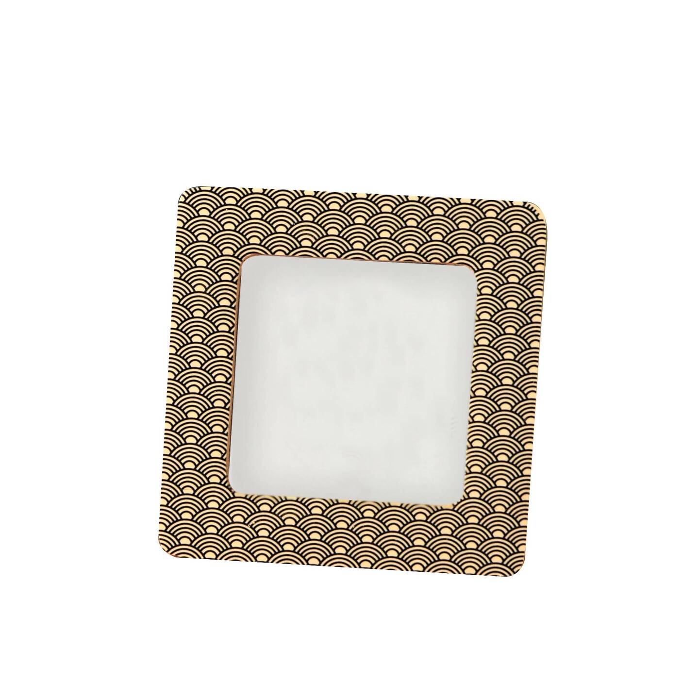 Printed Resin Round Corner Frame Clouds