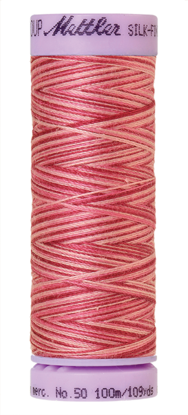 Cranberry Crush (9075-9846) | Silk-Finish Cotton Multi 50wt (100M / 109Y) | Mettler Thread
