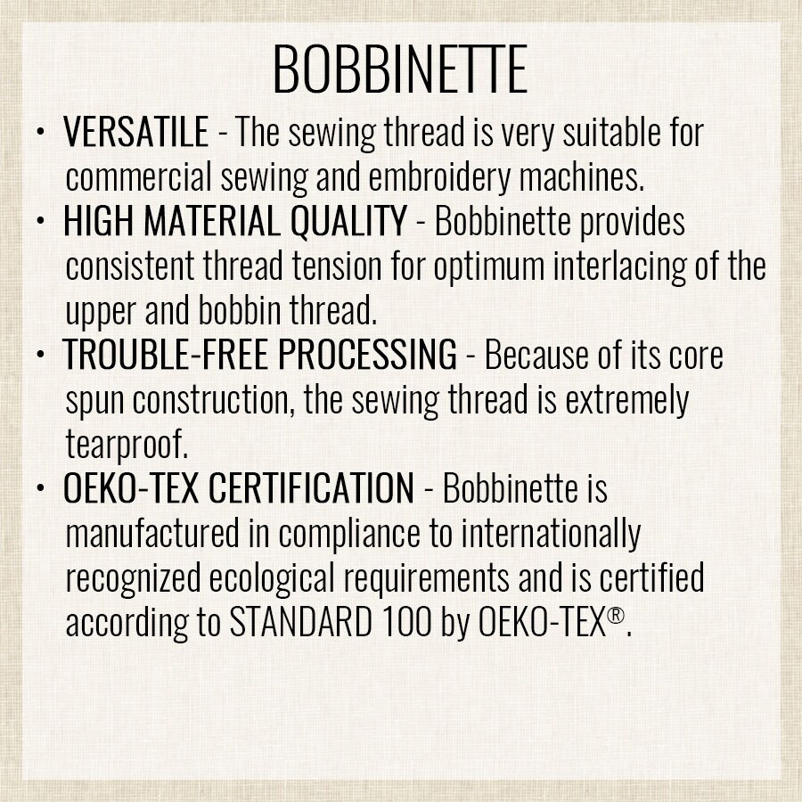 White (0277-2000) | Bobbinette (1000M / 1094Y) | Mettler Thread