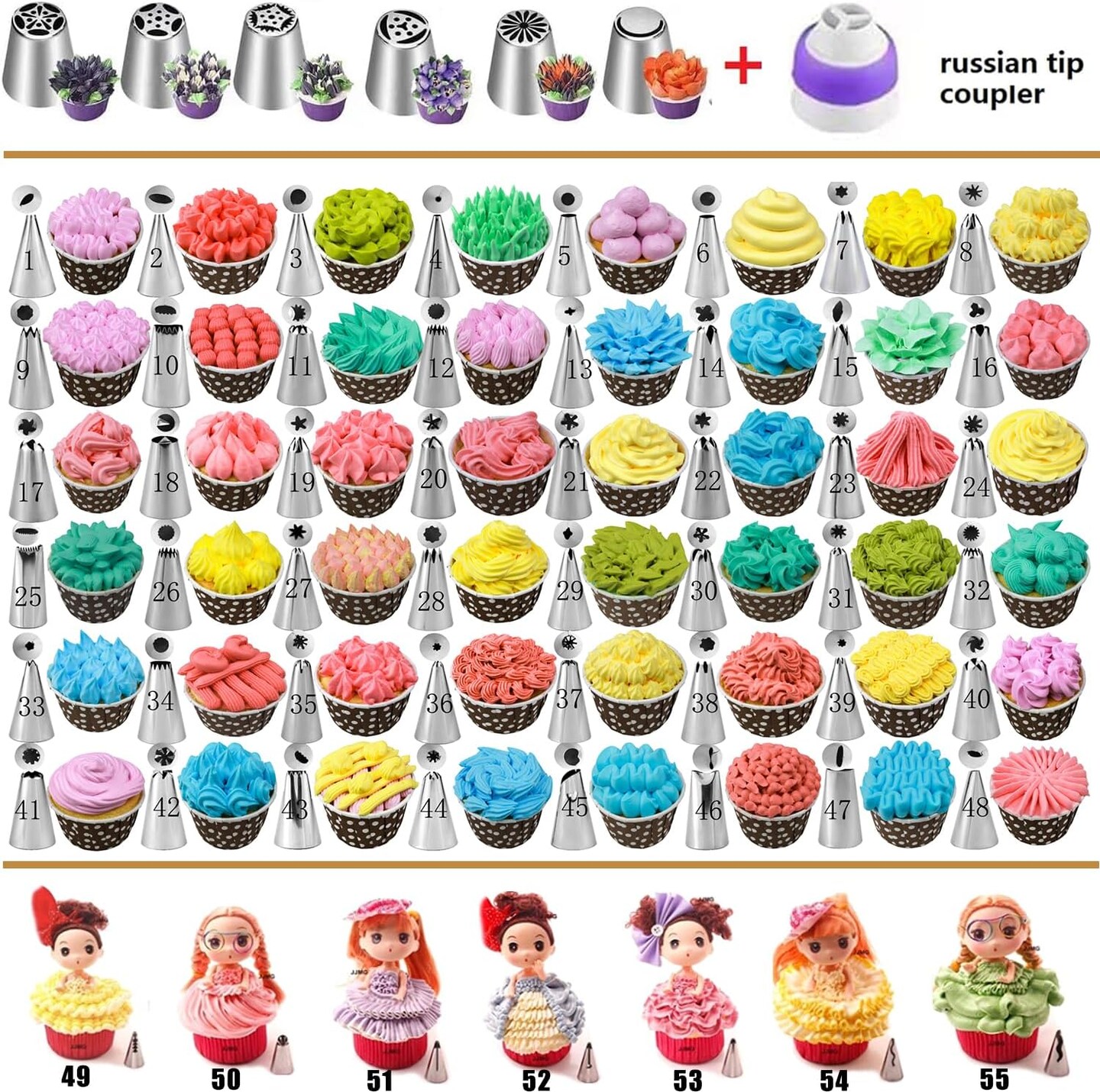 540-Piece Cake Decorating Kit – 4 Springform Pans, Turntable & Complete Baking Tools Set for Beginners
