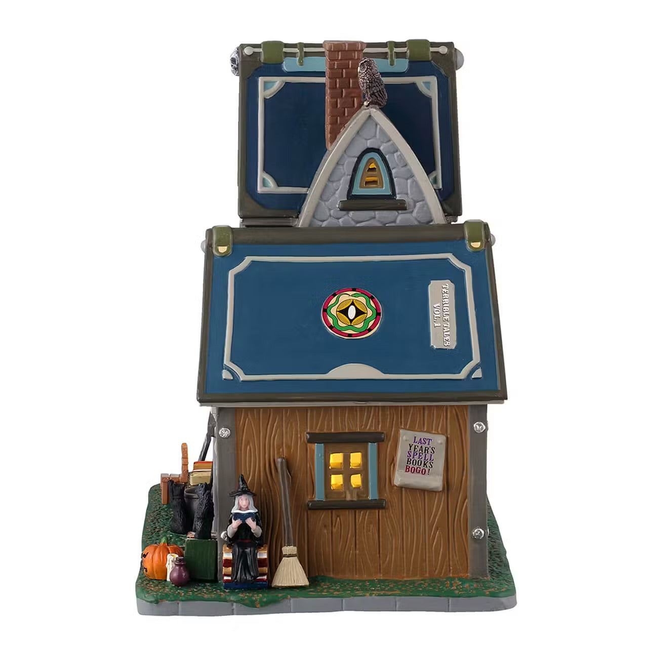 Lemax Spooky Town Halloween Village: Spellbound Books &#x26; Terrible Tales