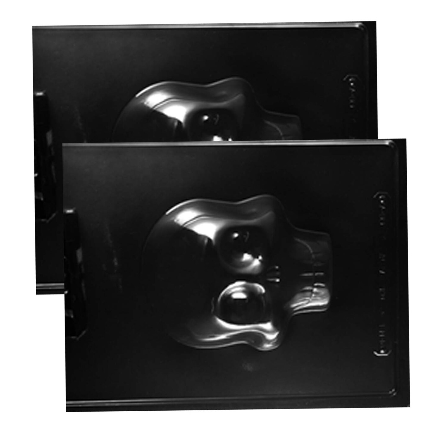 3D Large Skull Chocolate Mold Front