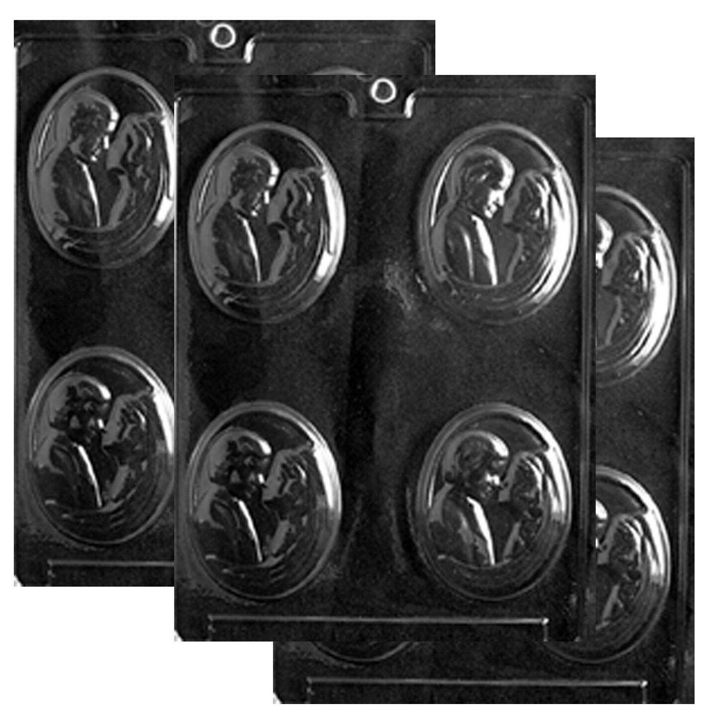 Bride Groom Medallion Chocolate Mold