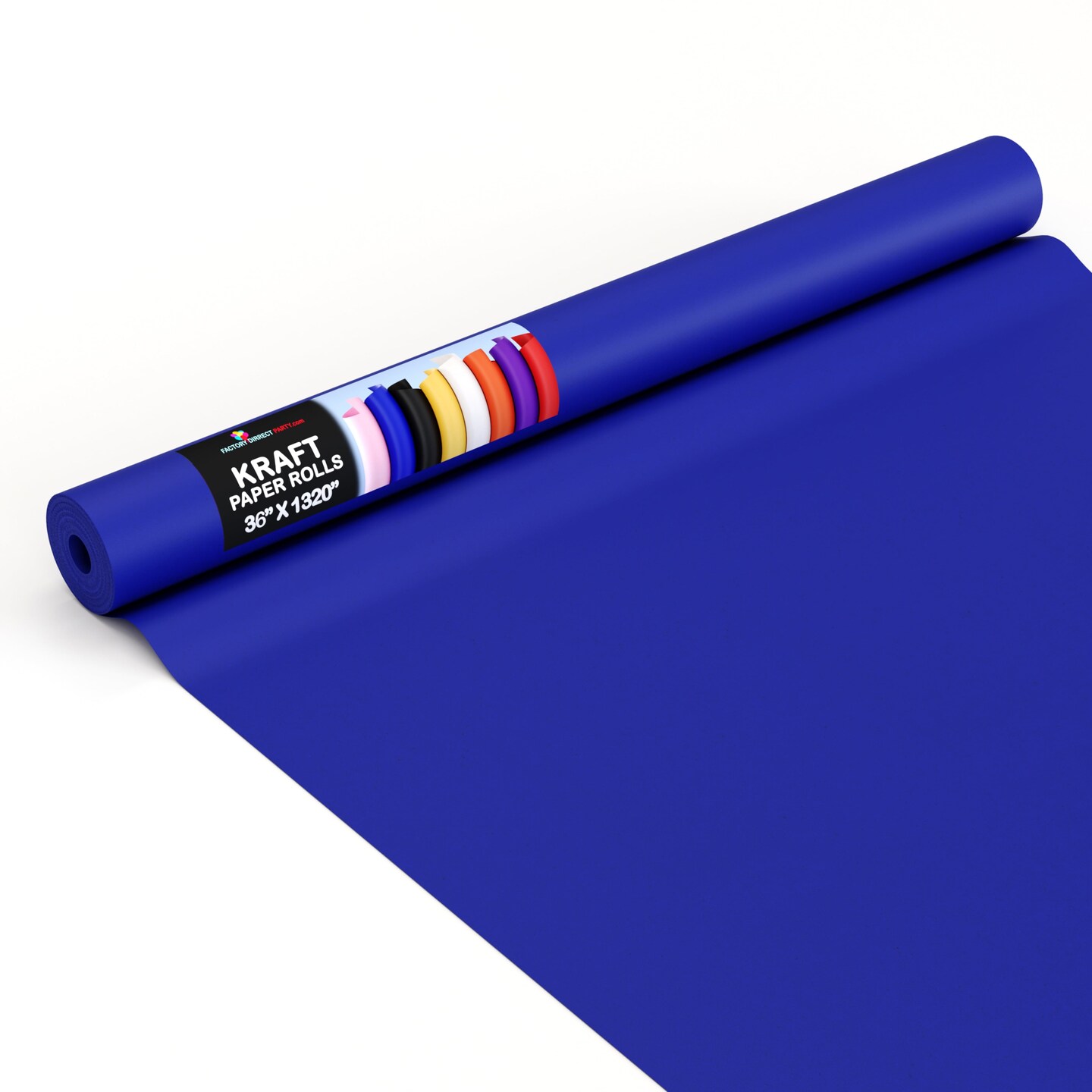 Kraft Paper Roll 36" X 1320" (110' Ft) Colored Paper Roll - Packing Paper Roll - Craft Supplies - Kraft Wrapping Paper Perfect as Shipping Paper Craft Paper Roll by Crown Display