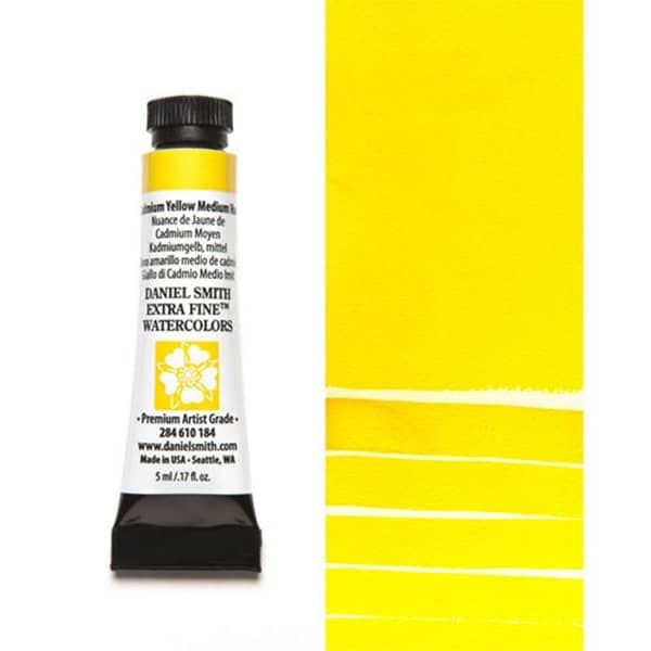 Daniel Smith Extra Fine Watercolors - Cadmium Yellow Medium Hue, 5 ml Tube