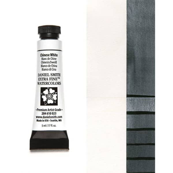 Daniel Smith Extra Fine Watercolors - Chinese White, 5 ml Tube