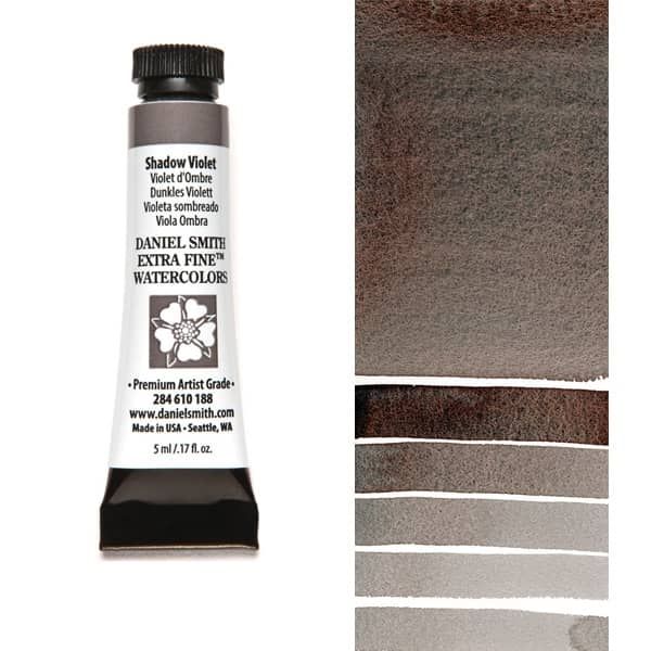 Daniel Smith Extra Fine Watercolors - Shadow Violet, 5 ml Tube
