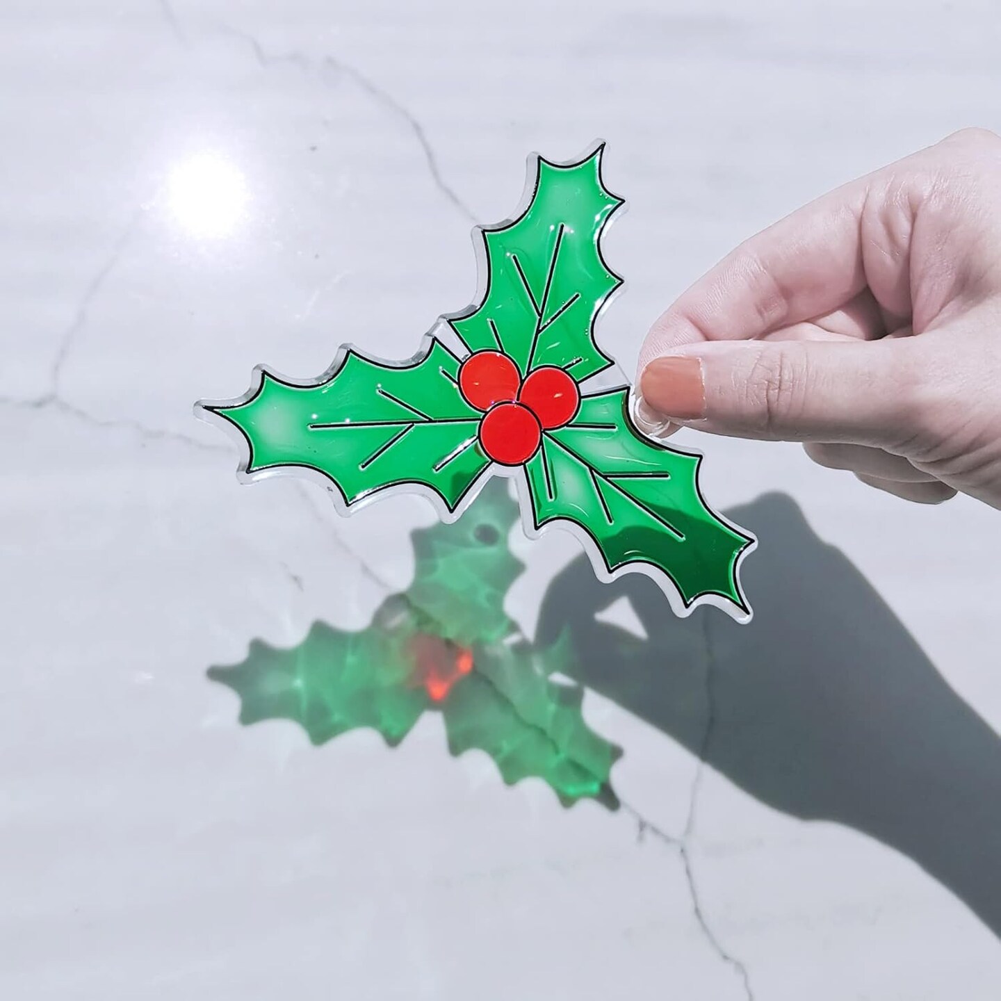 24 Sets Christmas Suncatchers Ornaments Craft Kits Decorations