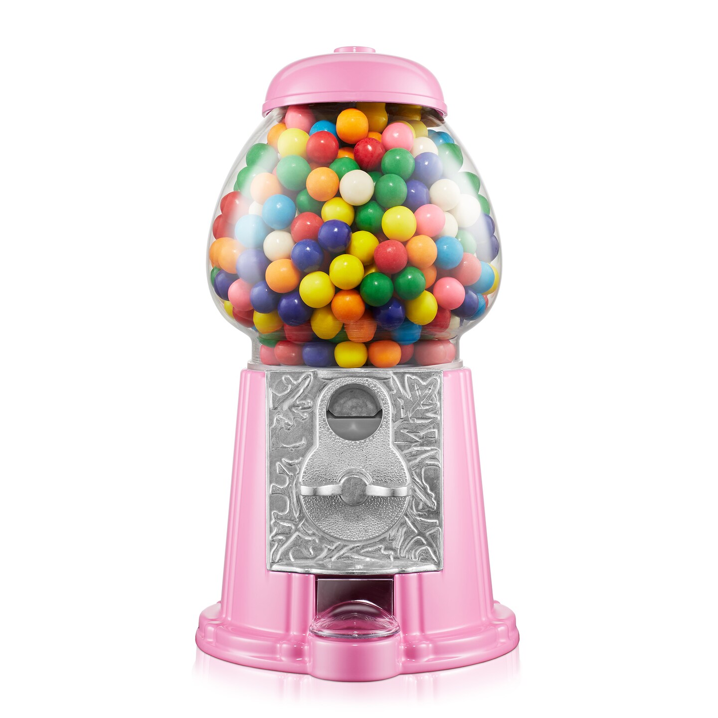 Olde Midway Gumball Machines with Glass Globe and Metal Base, Vintage-Style Bubble Gum Candy Dispenser