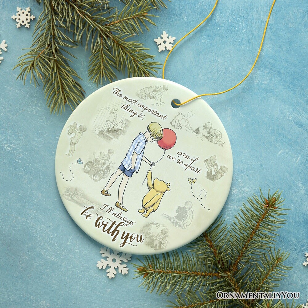 I&#x27;ll Always be with You Ornament, Comforting Pooh Bear Christmas Gift and Keepsake