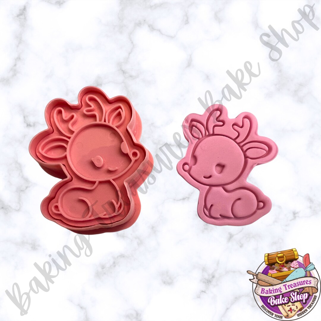 Christmas Cookie Cutter and Embosser Set 2