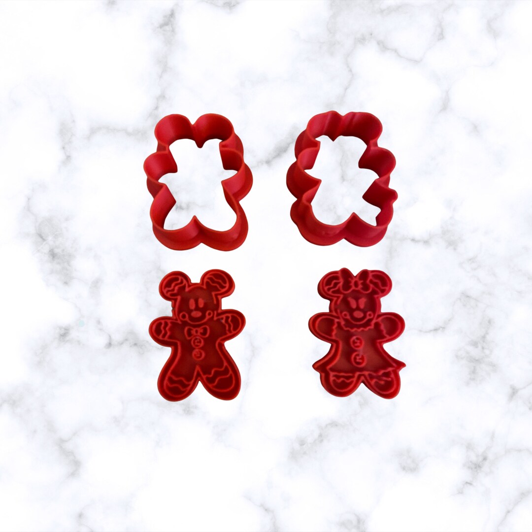 Magical Gingerbread 10 PCS  Cookie Cutter and Stamp