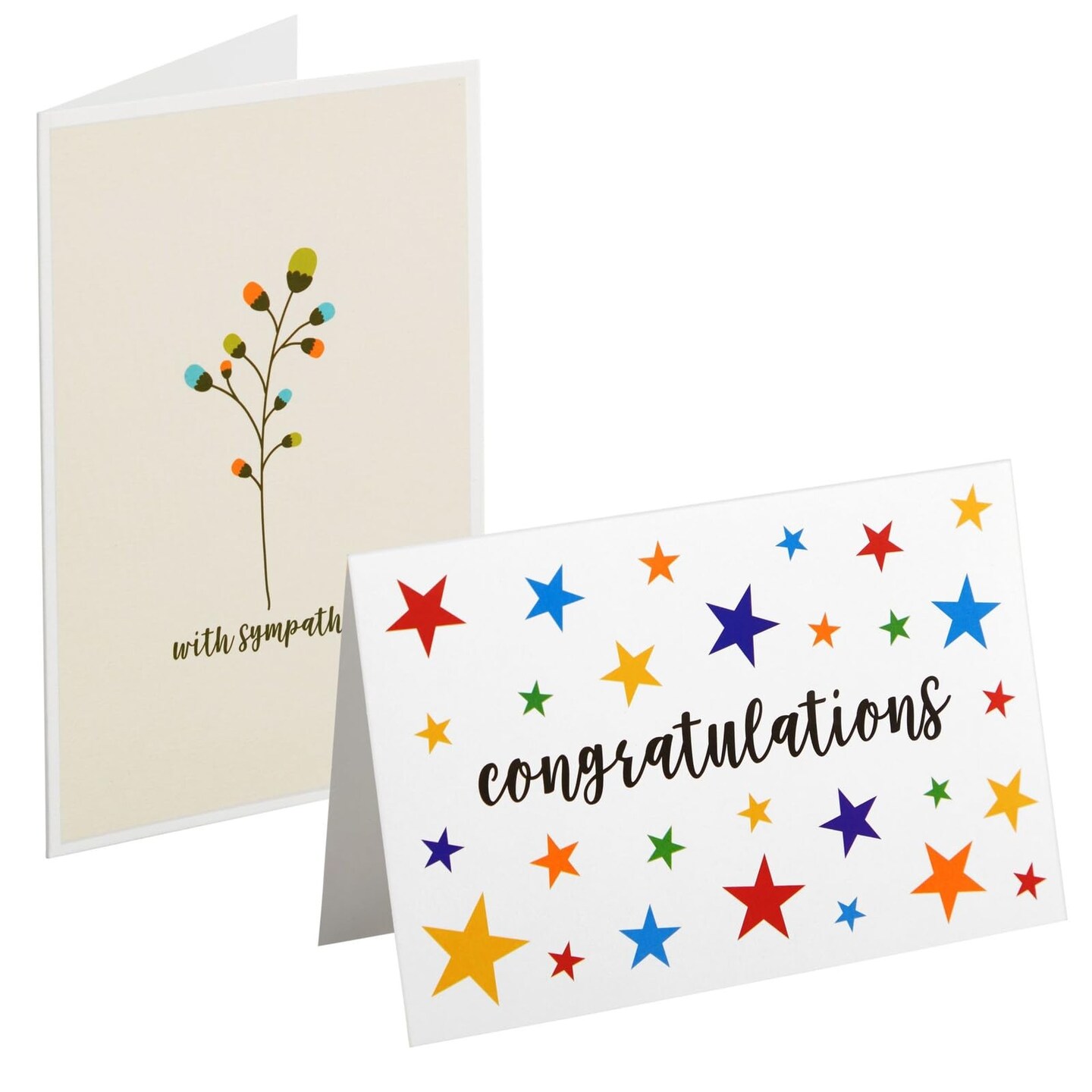 Best Paper Greetings 48 pack All Occasion Greeting Cards Box Set with Envelopes for Birthday, Wedding, Graduation, Congrats, Thank You, 48 Assorted Designs, Blank Inside (4x6 In)