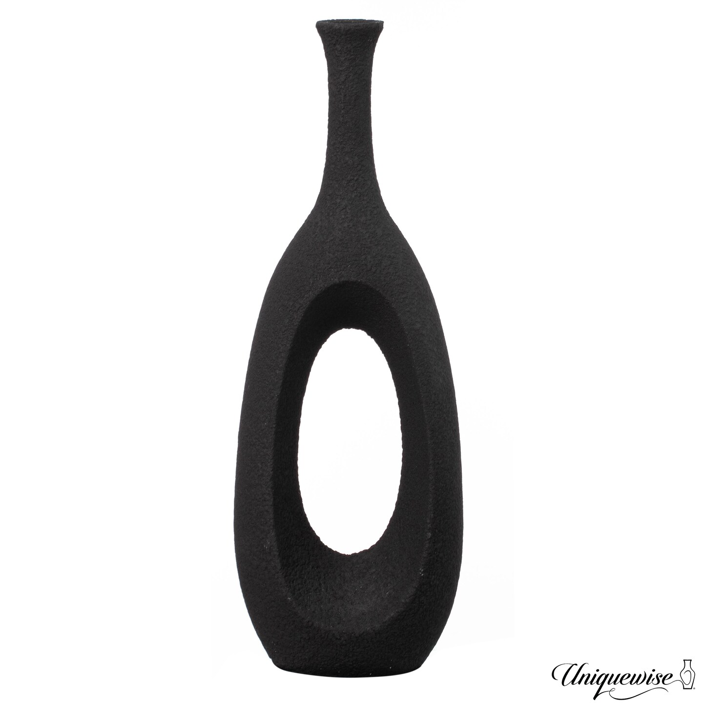 Frosted Fiberglass Tall Floor Vase - Decorative Vase for Modern Home Decor, Perfect for Living Room, Home Office, Bedroom, Kitchen, Coffee Bar, Farmhouse Decor, and Wedding Centerpieces