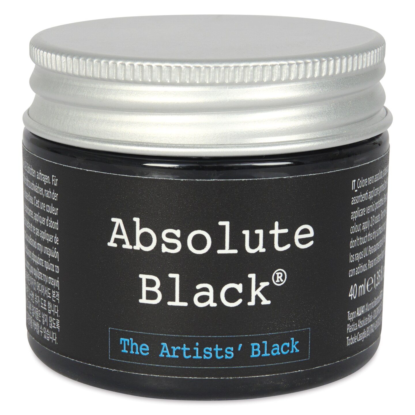 Absolute Black Acrylic Paint - 40 ml