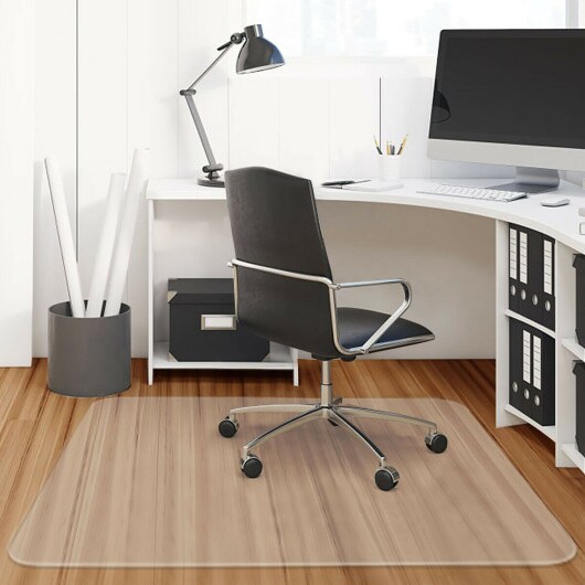 47&#x22; PVC Chair Floor Mat Perfect for Protecting Floors from Damage Wear and Tear