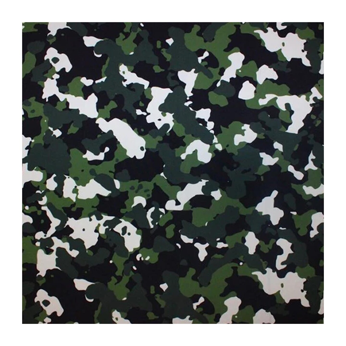 82% Nylon & 18% Spandex Classic Camo Printed Spandex Fabric 55/56” Width