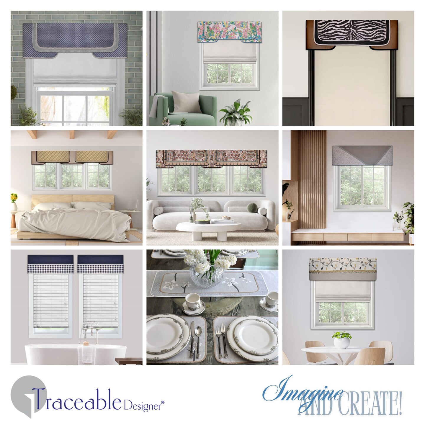 Straight Style Cornice-Valance Kit - Make Professional Valances Without a Sewing Machine
