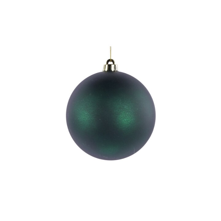 150mm Matte Hunter Green Shatterproof Christmas Ornament Ball-XH100712