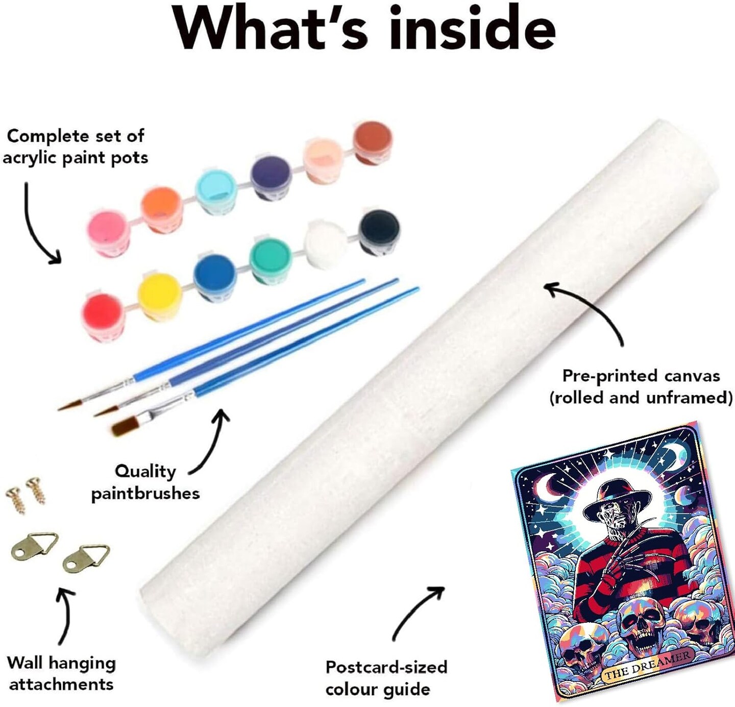6 Packs Halloween Paint by Number Kits