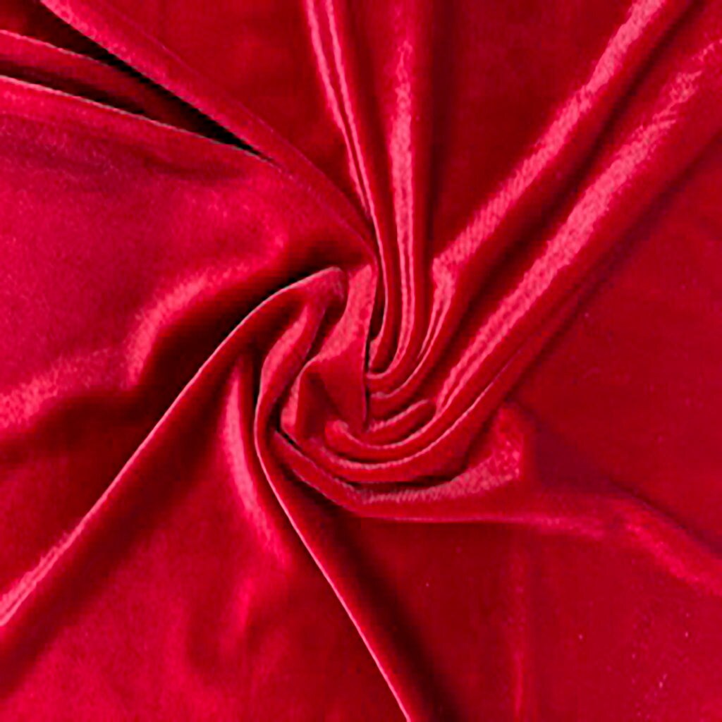1 Yard Stretch Velvet Solid Polyester Spandex Fabric For Dancewear Costumes Leggings 60&#x201D; Width