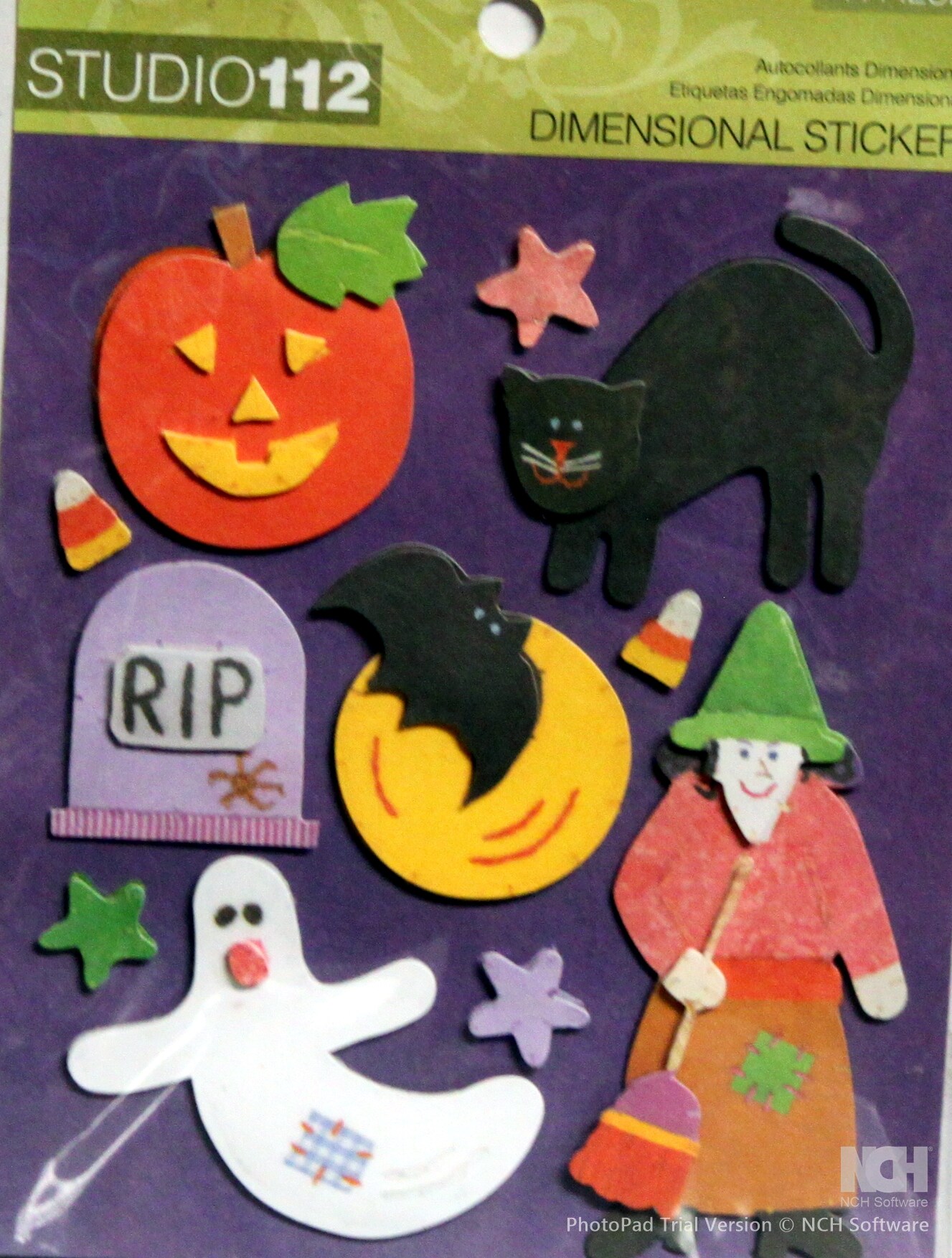 Studio 112 Eerie Night Dimensional Stickers