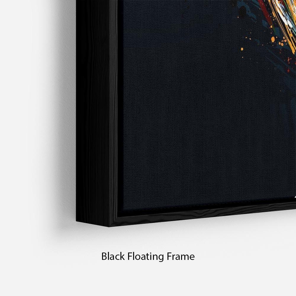 Edge Collections - Multi - Vibrant Love Heart Canvas Art - 1 Piece