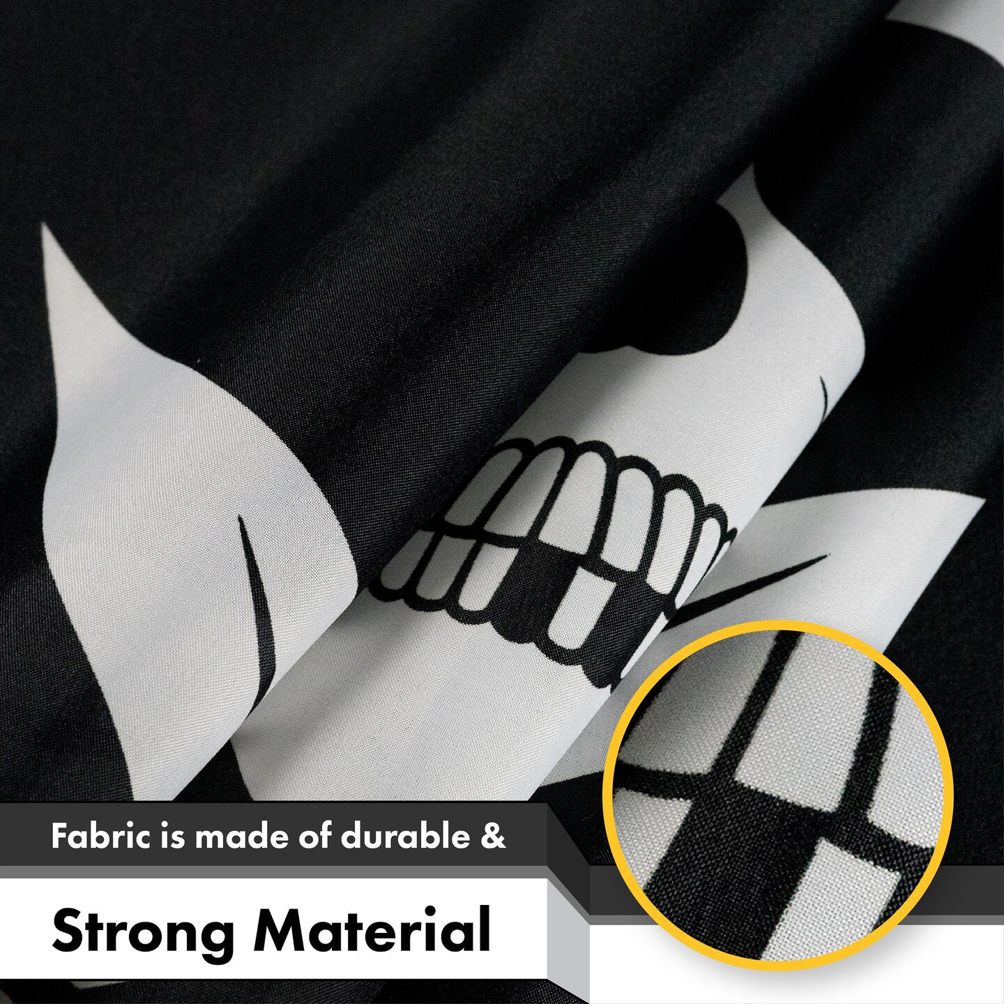 G128 - Jolly Roger Pirate Flag (Swords) 3x5 FT Printed Brass Grommets 150D Polyester Indoor/Outdoor - Much Thicker More Durable Than 100D 75D Polyester