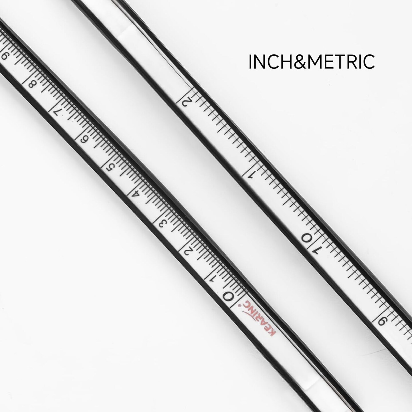 Kearing® Flexible Curve Ruler, Bendable Rulers for Dressmaking, Fasion Design & Engineering Drawing, Assorted Sizes