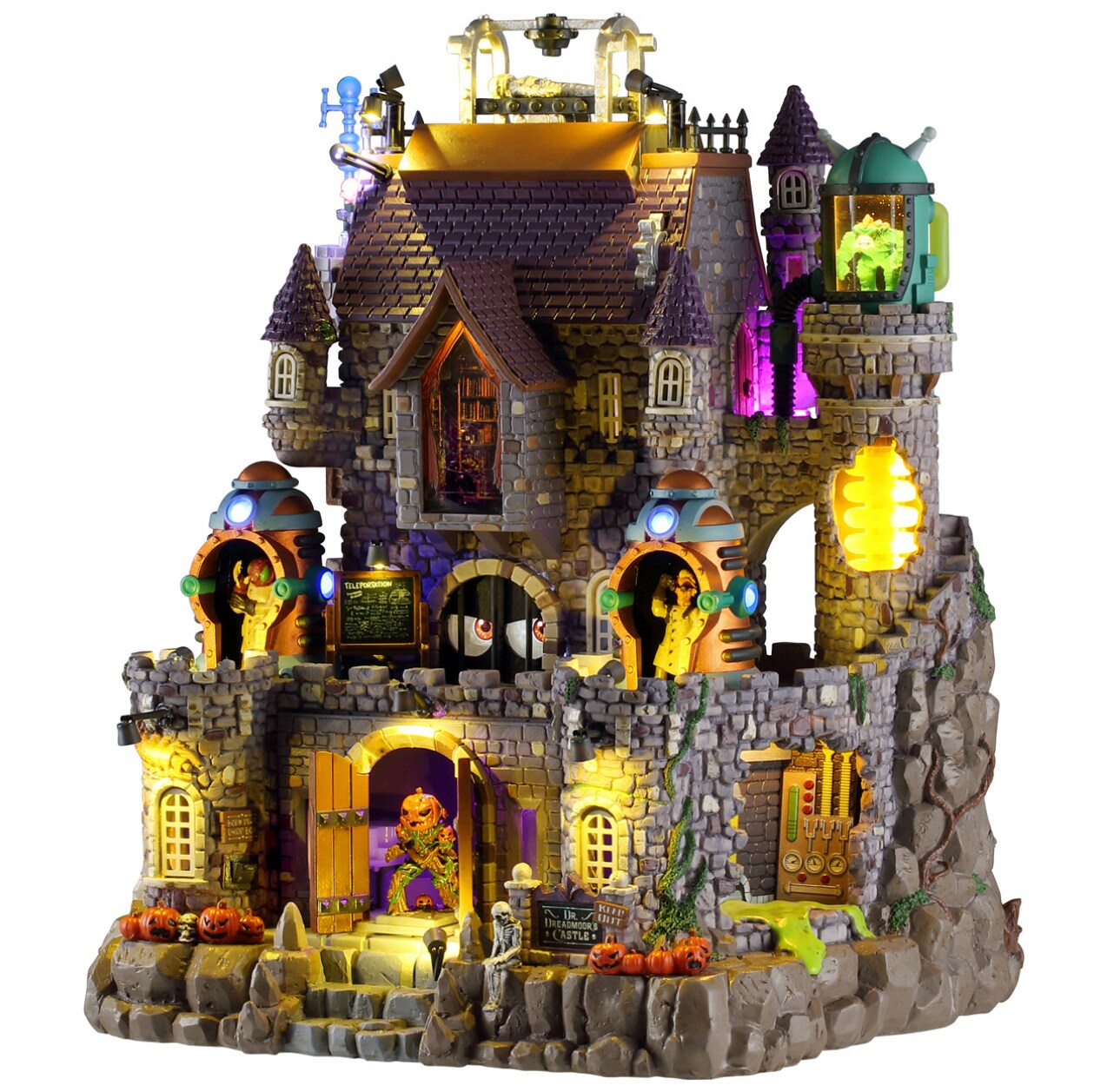 Berry's forest Ghost's Castle 森 Dr. Dreadmoor's Castle - Lemax Spooky Town | Michaels