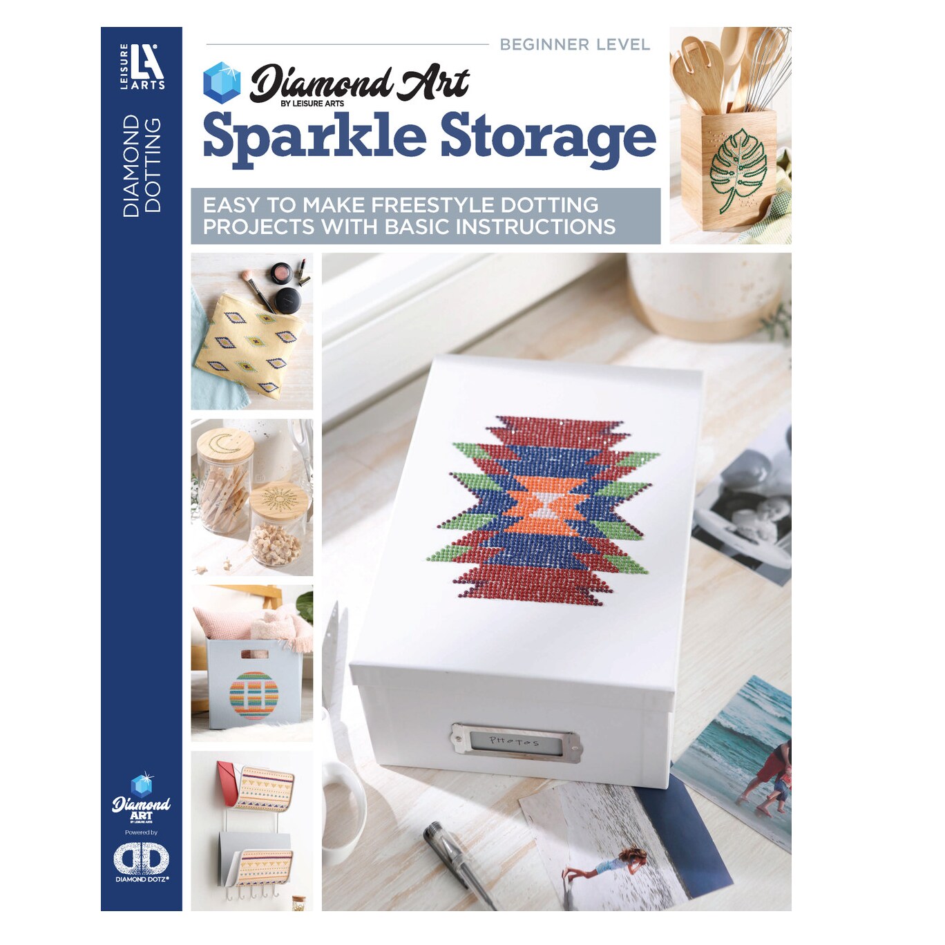 DIAMOND ART BY LEISURE ARTS Sparkle Storage Book Diamond Dotting Book