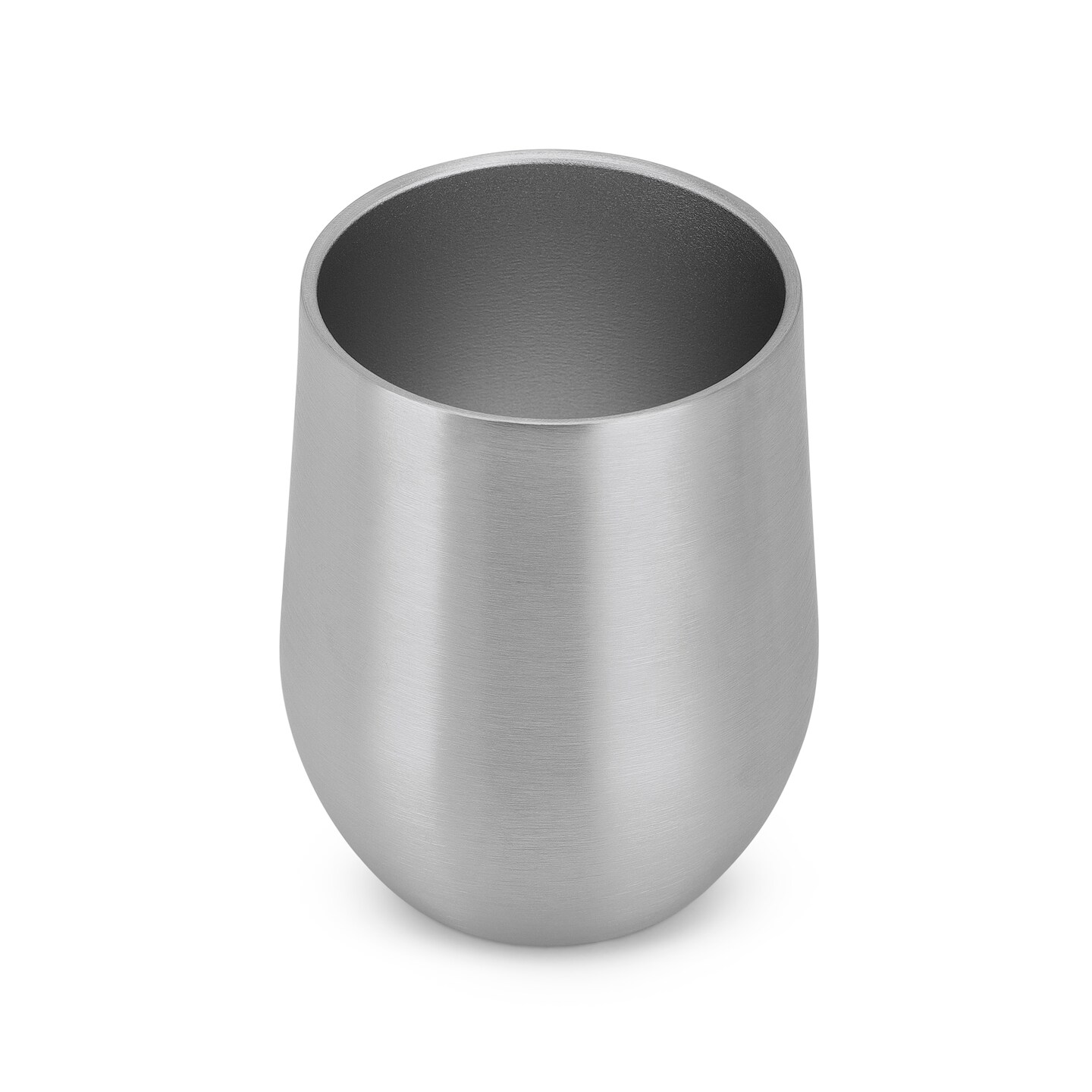 Makerflo 12 oz Stainless Steel Wine Tumbler with Clear Splash Proof Lid, Craft-Ready for DIY Gifts &#x26; Personalization (Epoxy, UV DTF, Vinyl, and Laser Engraving)