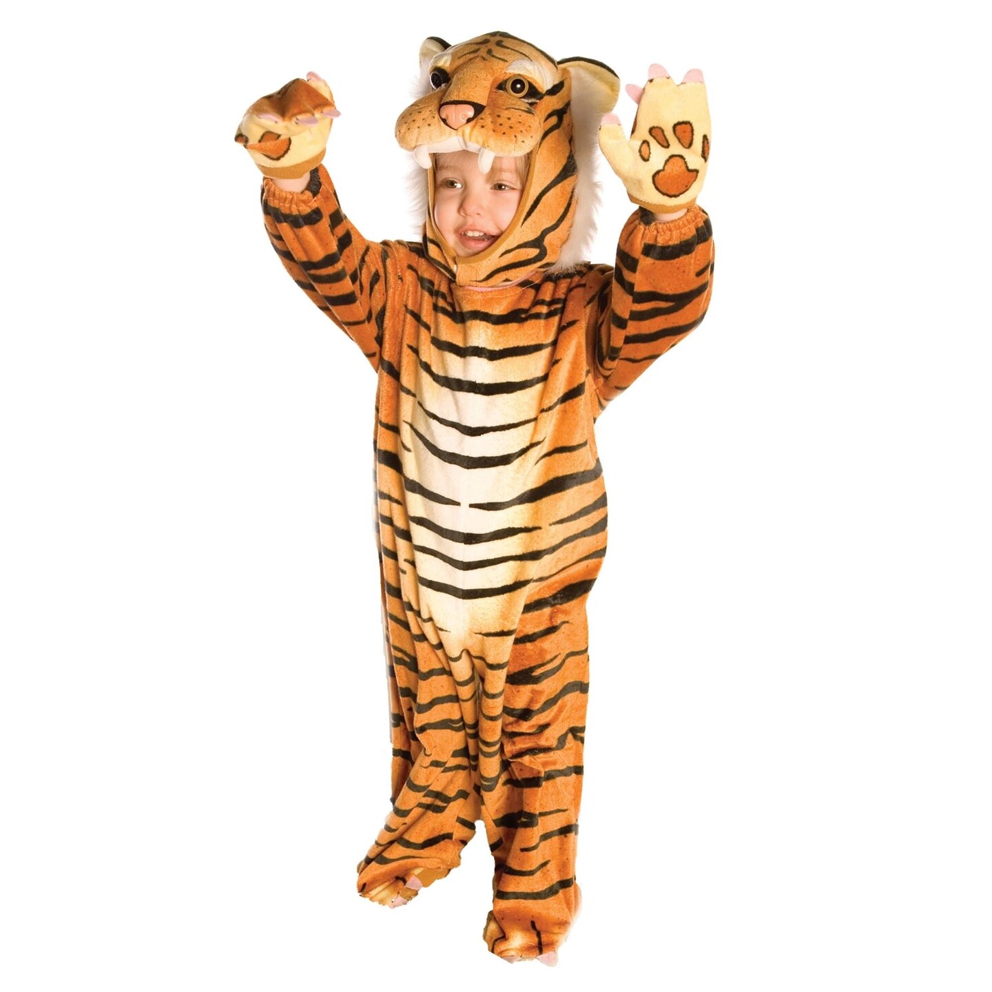 Brown Plush Tiger Costume Child Infant