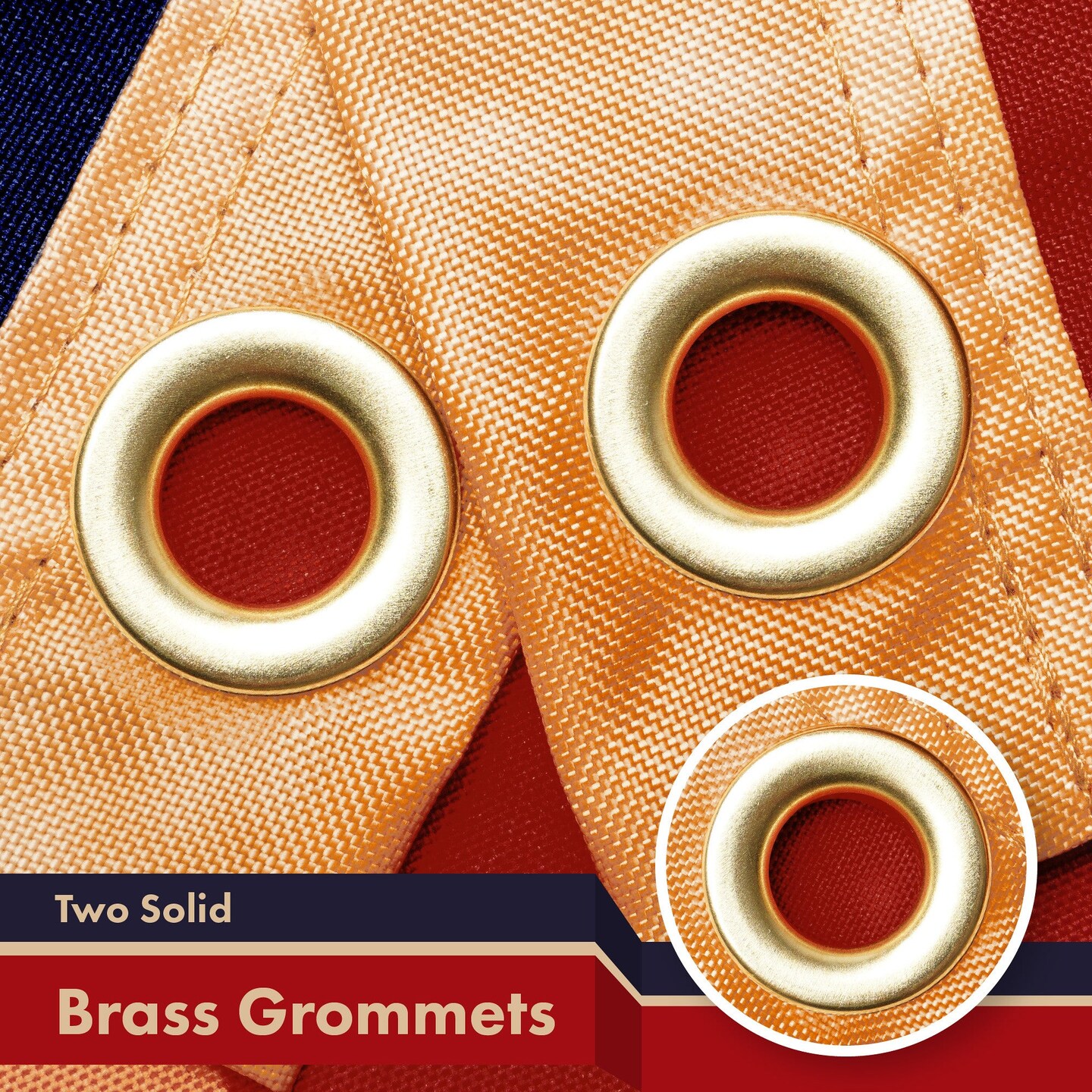 G128 2 Pack: Betsy Ross 1776 Tea-Stained Flag | 3x5 Ft | LiteWeave Pro Series Printed 300D Polyester | Historical Flag, Vibrant Colors, Brass Grommets, Thicker and More Durable Than 100D 75D Polyester