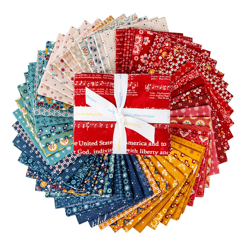 Americana Fat Quarter Bundle by Lori Holt for Riley Blake (FQ-16080-52)