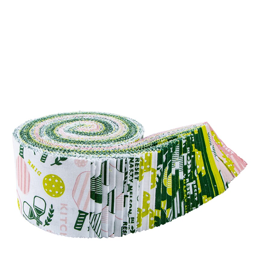 Pickleball 2.5" Strip Roll (Jelly Roll / Rolie Polie) by My Mind's Eye for Riley Blake (RP-16200-40)