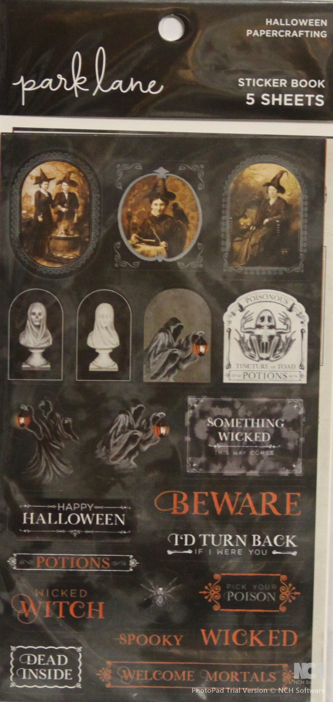 Park Lane Halloween Sticker Book - 5 Sheets